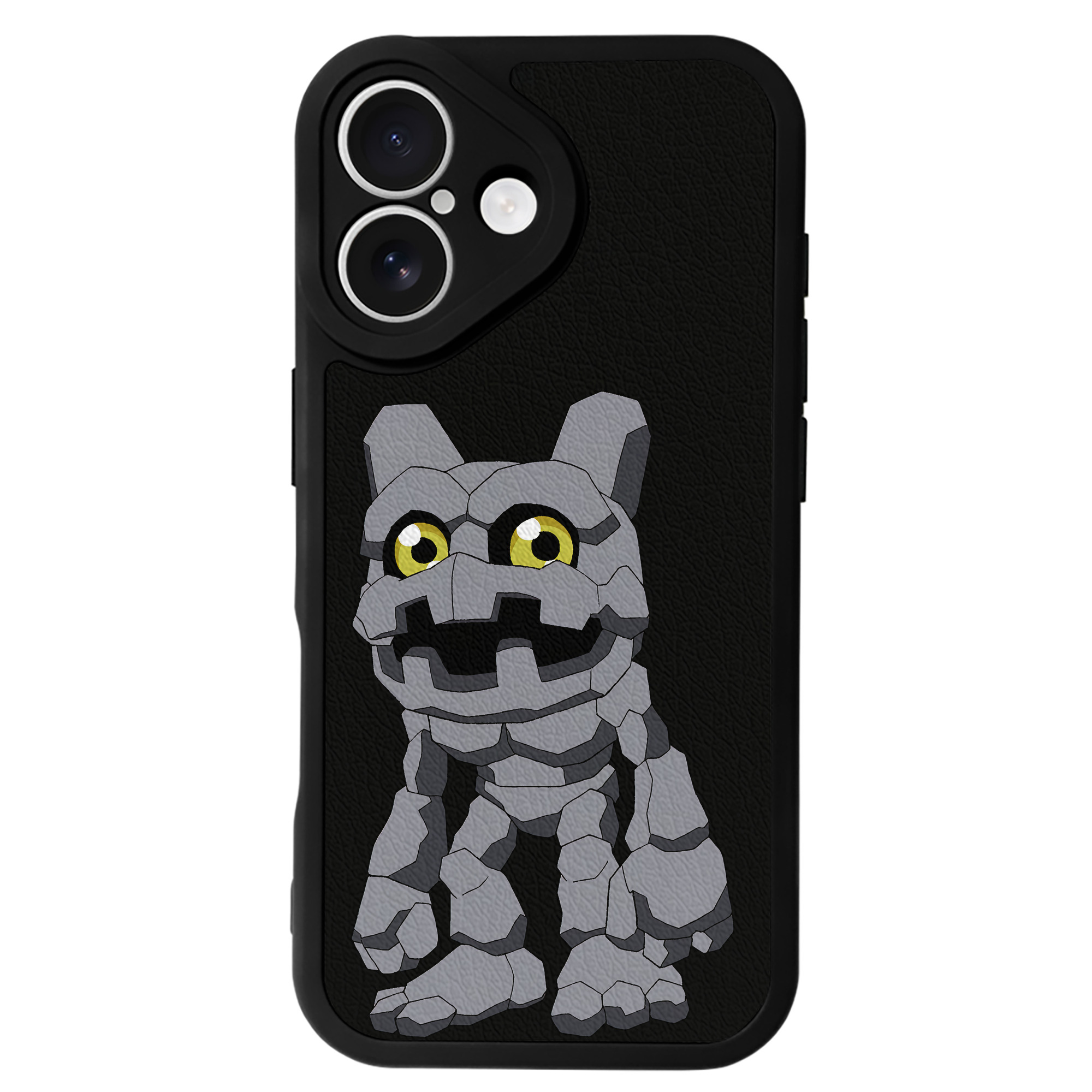 （画像用） Digimon デジタルモンスター/デジモン 【iPhone 16シリーズ対応】シリコンスマホケース（レザー調） 材質：シリコン